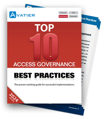 Top 10 Access Governance Best Practices Workbook<br />
