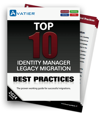 Top 10 Identity Manager Migration Best Practices Workbook<br />
