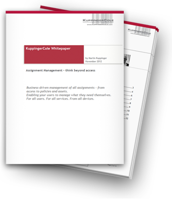 KuppingerCole Identity Management Analyst White Paper<br />
