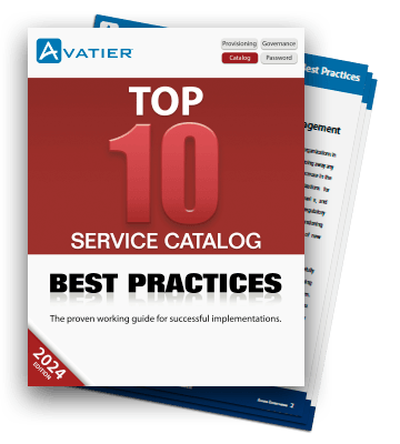 Top 10 Service Catalog Best Practices Workbook<br />
