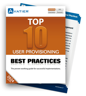 Top 10 User Provisioning Best Practices Workbook<br />
